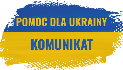 Pomoc dla Ukrainy komunikat